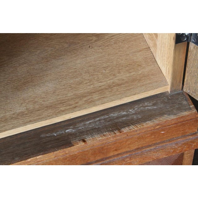 Vintage Danish Brutalist Cabinet in Oak, 1890s For Sale - Image 17 of 18
