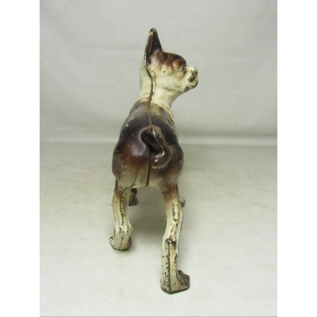 Vintage Cast Iron Hubley Boston Terrier Doorstop For Sale In San Francisco - Image 6 of 15