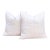 Jaisalmer Star, Pair of White Appliqué Pillow Covers For Sale