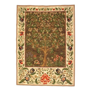 Tree of Life Loom Woven Tapestry - Brown - 92 X 70 Cm - Requires Rod Size 2 For Sale