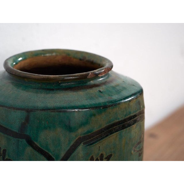 Antique Chinese Ceramic Vase For Sale - Image 3 of 8