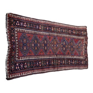 Antique Hand Knotted Tribal Afshar Rug 6’2″ X 3’4″ For Sale