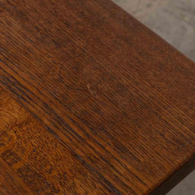 19th Century Spanish Wood and Iron Trestle Table For Sale - Image 15 of 18
