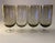 Tall Set of 4 Crystal Tawny & Clear Stem Glasses, 1970's For Sale - Image 18 of 18
