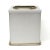 Modern Vintage Steel Square Tissue Box Cover For Sale - Image 3 of 8