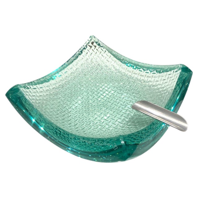 Late 20th Century Stephen Schlanser Cigar Ashtray California Studio Art Glass For Sale - Image 9 of 13