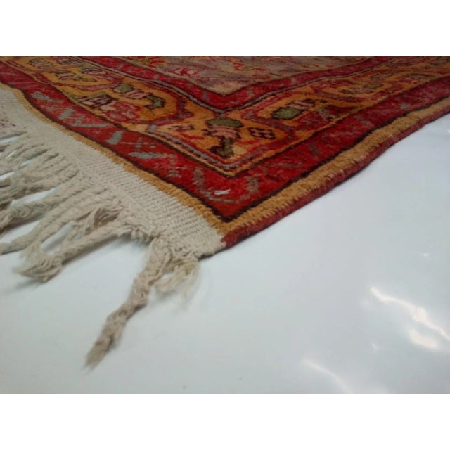 1960s Vintage Turkish Oushak Runner Rug - 3′1″ × 11′2″ For Sale - Image 4 of 5