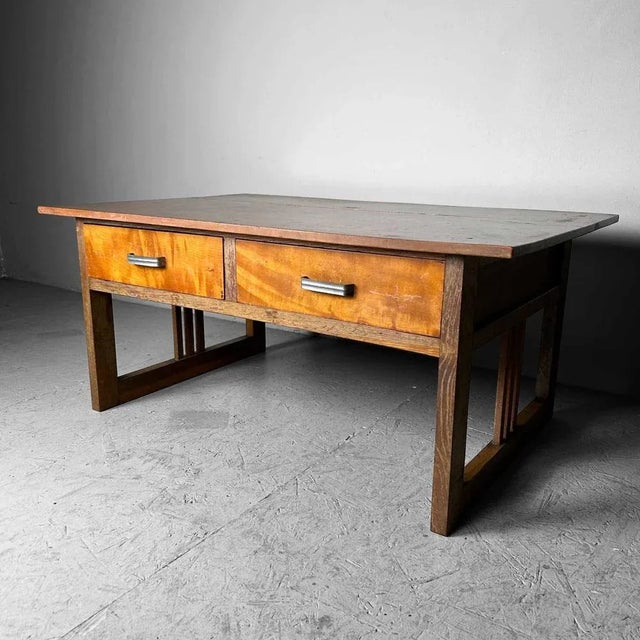 1940s Japanese Shosai-Ki Writing Desk, 1940s For Sale - Image 5 of 10
