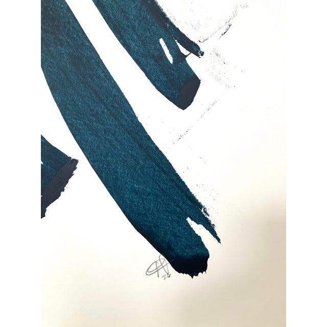 Color Study in Navy #12 Contemporary Abstract Acrylic Painting For Sale - Image 4 of 6