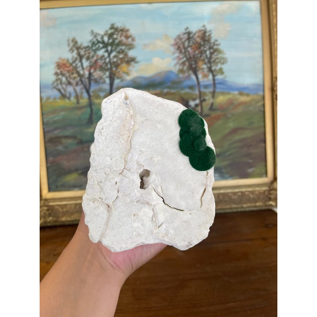 Mid 20th Century Vintage Plaster Nude Female Figurative Sculpture on Rock Formation - Mid-20th Century Classical Style For Sale - Image 5 of 10