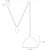 Abstract Arteriors Home Egg Drop Pendant For Sale - Image 3 of 6