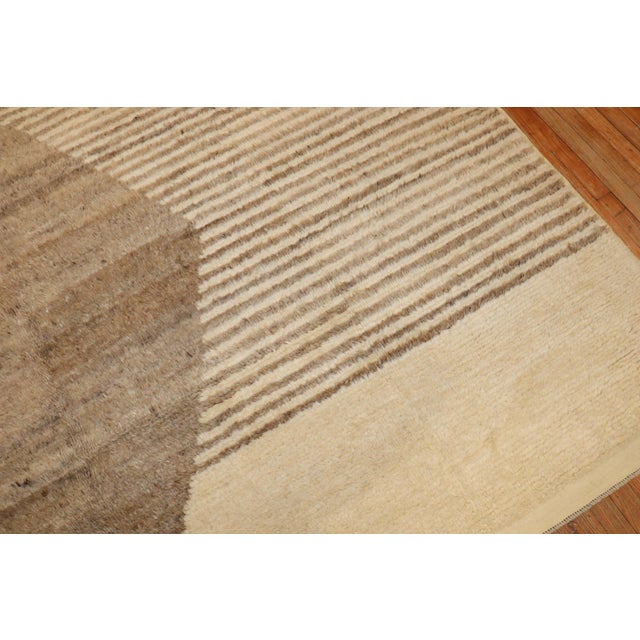 Early 21st Century Zabihi Collection Large Contemporary Tulu Mohair Style Turkish Rug - 10'2" x 14'4" For Sale - Image 5 of 12