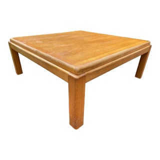 Vintage Coffee Table Wood Coffee Table Lane Coffee Table Lou Hodgens Style Solid Wood Coffee Table For Sale