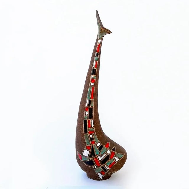 1950s Mid-Century Italian Ceramic Sculpture by Roberto Rigon For Sale - Image 5 of 5