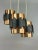 Mid-Century Space Age Cascading Ceiling Lamp in Metal from VEB Deutsche Werkstätten Hellerau For Sale - Image 6 of 13