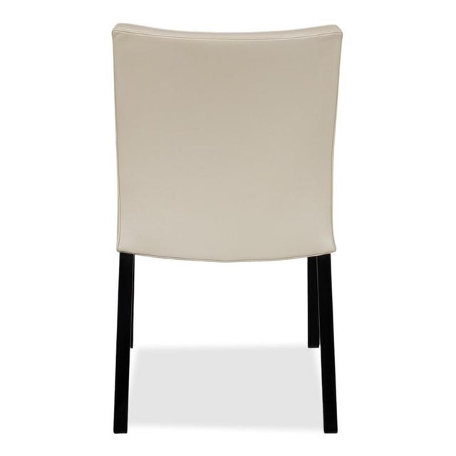 Times Chairs in Cream Leather from Wittmann, Set of 4 For Sale - Image 17 of 18