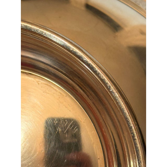 Silver Ellis-Barker 1934 Silverplate Trophy Bowl - Seigniory Club Quebec Oriole Stables Equestrian Trophy - Chateau Montebello Canadian Heritage For Sale - Image 8 of 14