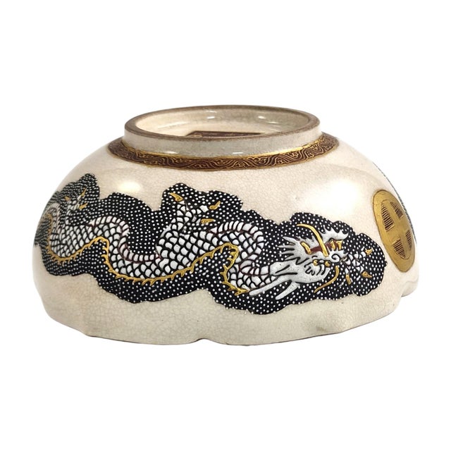 Japanese Satsuma Bowl by Taizan for Hododa, 1900 For Sale - Image 14 of 18