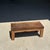 Wood Small Antique Rectangular Four-Legged Teak Bench, Indonesia, 1980s For Sale - Image 7 of 18