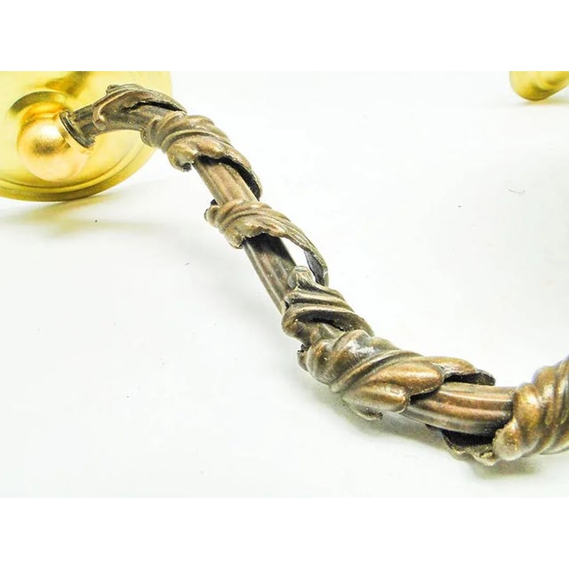 Art Nouveau Style Wall Lamps, Poland, 1950s, Set of 2 , Set of 2 For Sale - Image 6 of 8