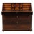 Antique Empire Oak Secretary Desk with Inlay and Brass Fittings, 1840s For Sale - Image 13 of 13