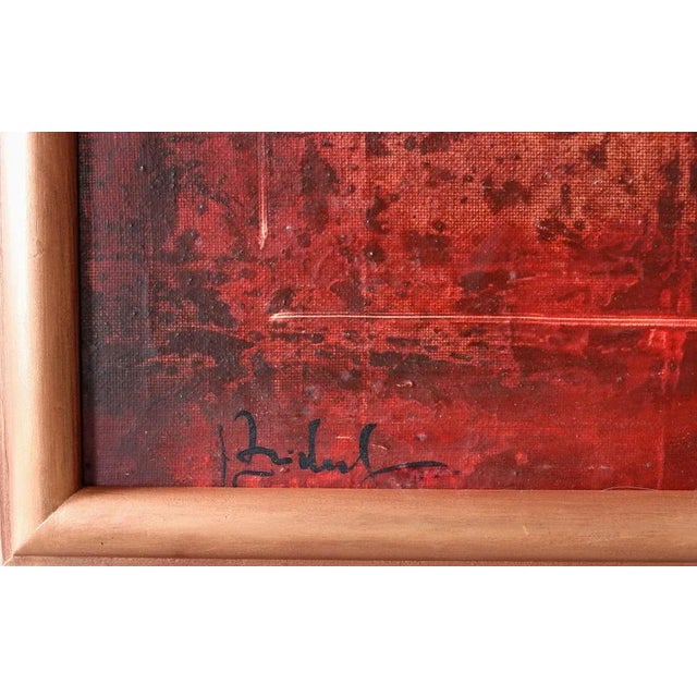 Modern Juris Zvirbulis, Transcendental Vision, Oil on Canvas, 1970s For Sale - Image 3 of 7