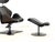 Toshiyuki Kita Set of Leather Tok Armchair & Ottoman by Toshiyuki Kita for Stokke For Sale - Image 4 of 17