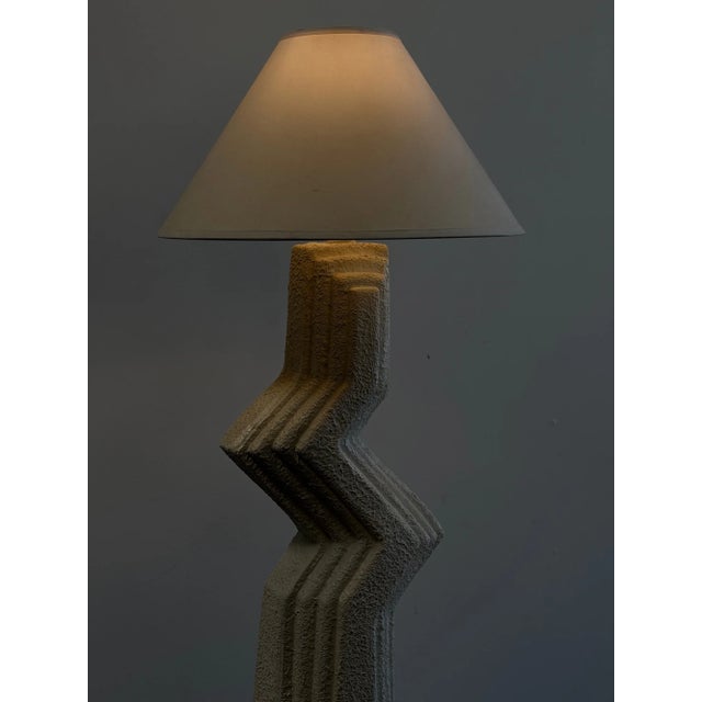 1980s Post Modern Zig Zag Lamp For Sale - Image 13 of 15