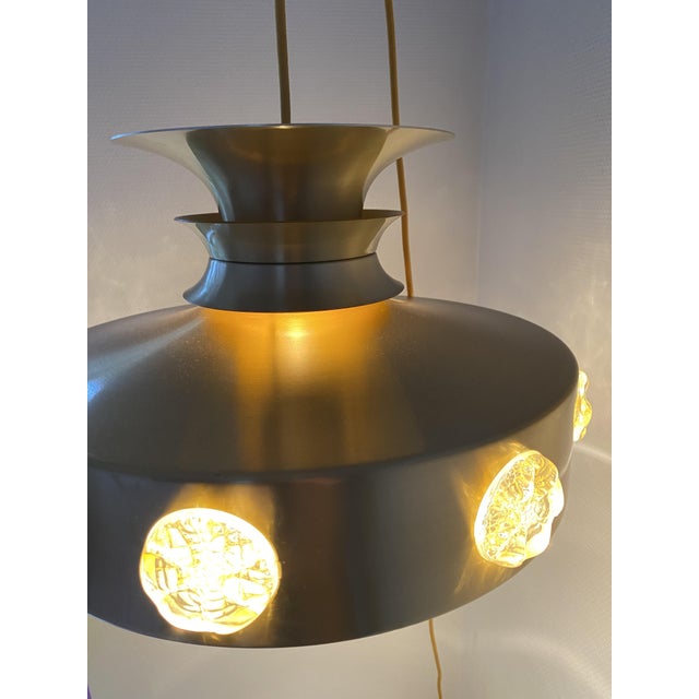 Metal Brass Pendant from Lyskær Belysning For Sale - Image 7 of 8