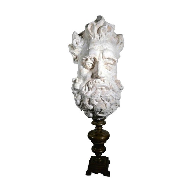 19th Century Grand Sculpture of Zeus, 1880s For Sale - Image 13 of 18