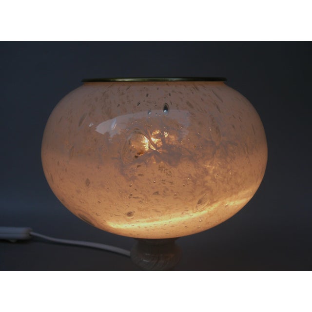 Vintage Table Lamps with Glass Lampshades from Doria Leuchten, 1960s, Set of 2 For Sale - Image 14 of 18
