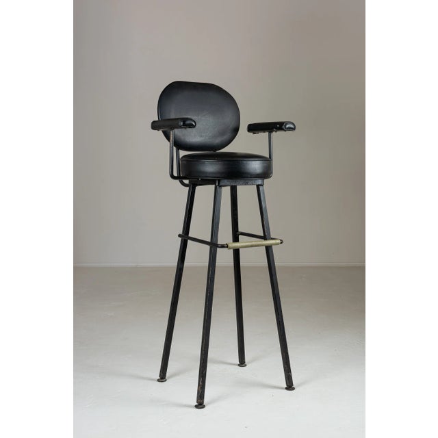 Mid-Century Dutch Childs High Chair attributed to Kembo, 1960s For Sale - Image 11 of 11