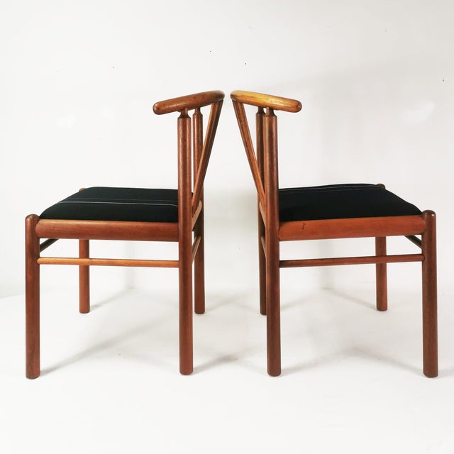 Mid-Century Teak Chairs, Denmark, 1970s, Set of 6 For Sale - Image 10 of 18