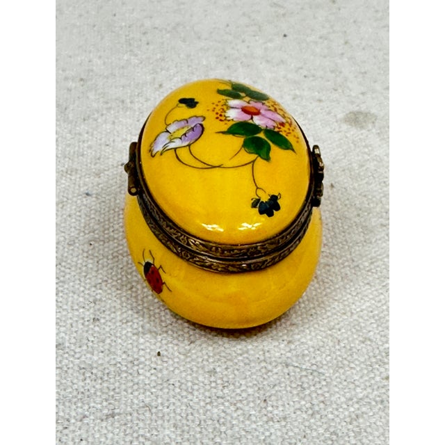 Vintage Oval Limoges Box For Sale - Image 9 of 10