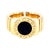 2000 - 2009 Bvlgari 18k Yellow Gold Black Onyx Tubogas Ring For Sale - Image 5 of 10