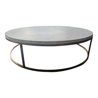 Large Modern Marble Coffee Table For Sale