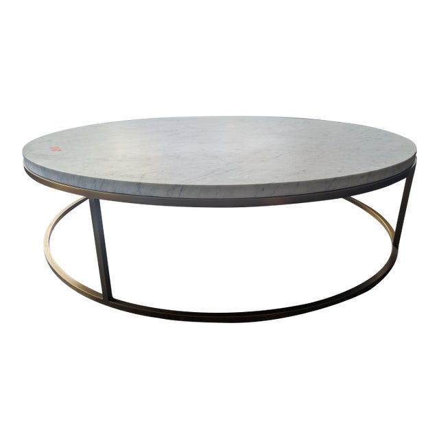 Large Modern Marble Coffee Table For Sale