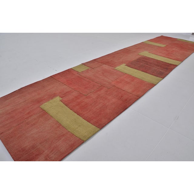 1960s 1960s Anatolian Decorative Wool Runner For Sale - Image 5 of 10