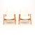 A stylish and extremely well made pair of Danish vintage armchairs in birch wood. They were recently imported from...