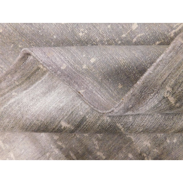 Handmade Bamboo Silk Rug. 8'1"x 10' For Sale - Image 17 of 18