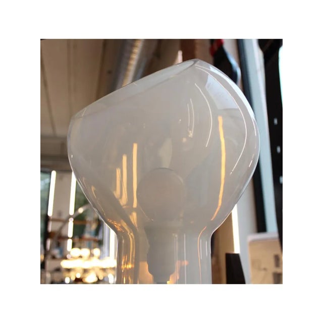 White White Table Lamp, 1960s For Sale - Image 8 of 9