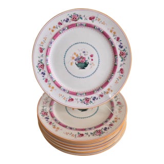 Royal Doulton Urn Pattern Plates Set of 8 For Sale