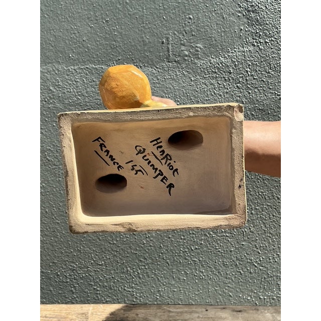 Vintage French Emile Just Bachelet for Henriot Ceramic Fisherman For Sale - Image 9 of 12