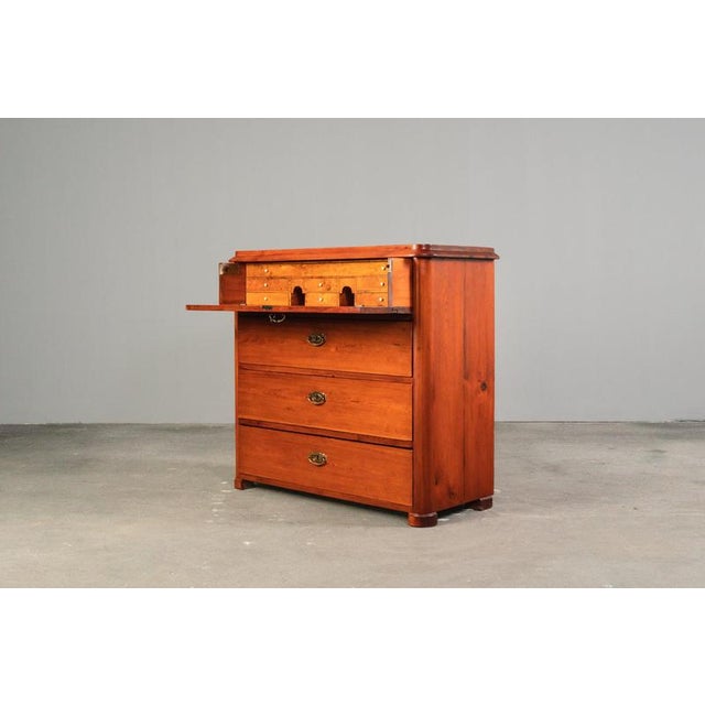 Biedermeier Style Chest of Drawers with Secretary, Early 19th Century For Sale - Image 4 of 18