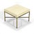 Gold Paul McCobb X-Base Stool by Calvin For Sale - Image 8 of 10
