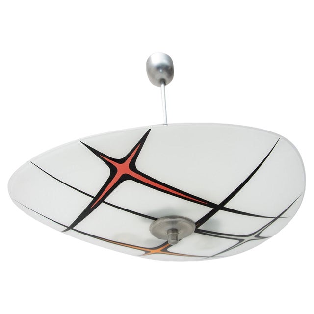 Mid-Century Space Age Pendant, Former Czechoslovakia, 1960s For Sale