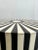 Art Deco Style Black and White Resin Side, End Table or Stool, a Pair For Sale - Image 10 of 13