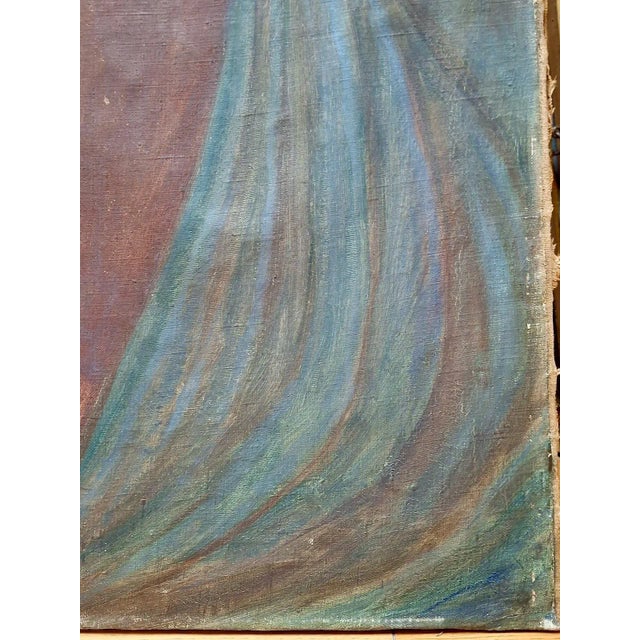 A Cherub With a Future Prime Minister Inside, by Croatian Painter Vilko Šeferov (1895-1974) For Sale In San Francisco - Image 6 of 8