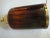 1970s Italian Tortoiseshell Glass and Brass Table Lamp For Sale In Richmond - Image 6 of 8