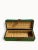 Delicate Green wooden Asian jewelry box with a saddle shape design. It has lots of storage for necklaces and bracelets. No...